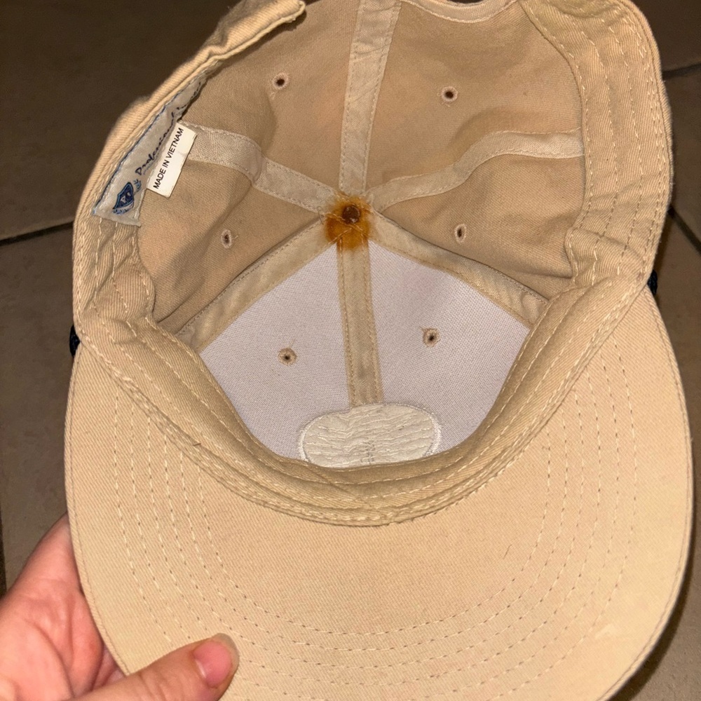 Vive Tan Palm Tree Sunset Golf Rope Hat Snapback Cap - Picture 8 of 9